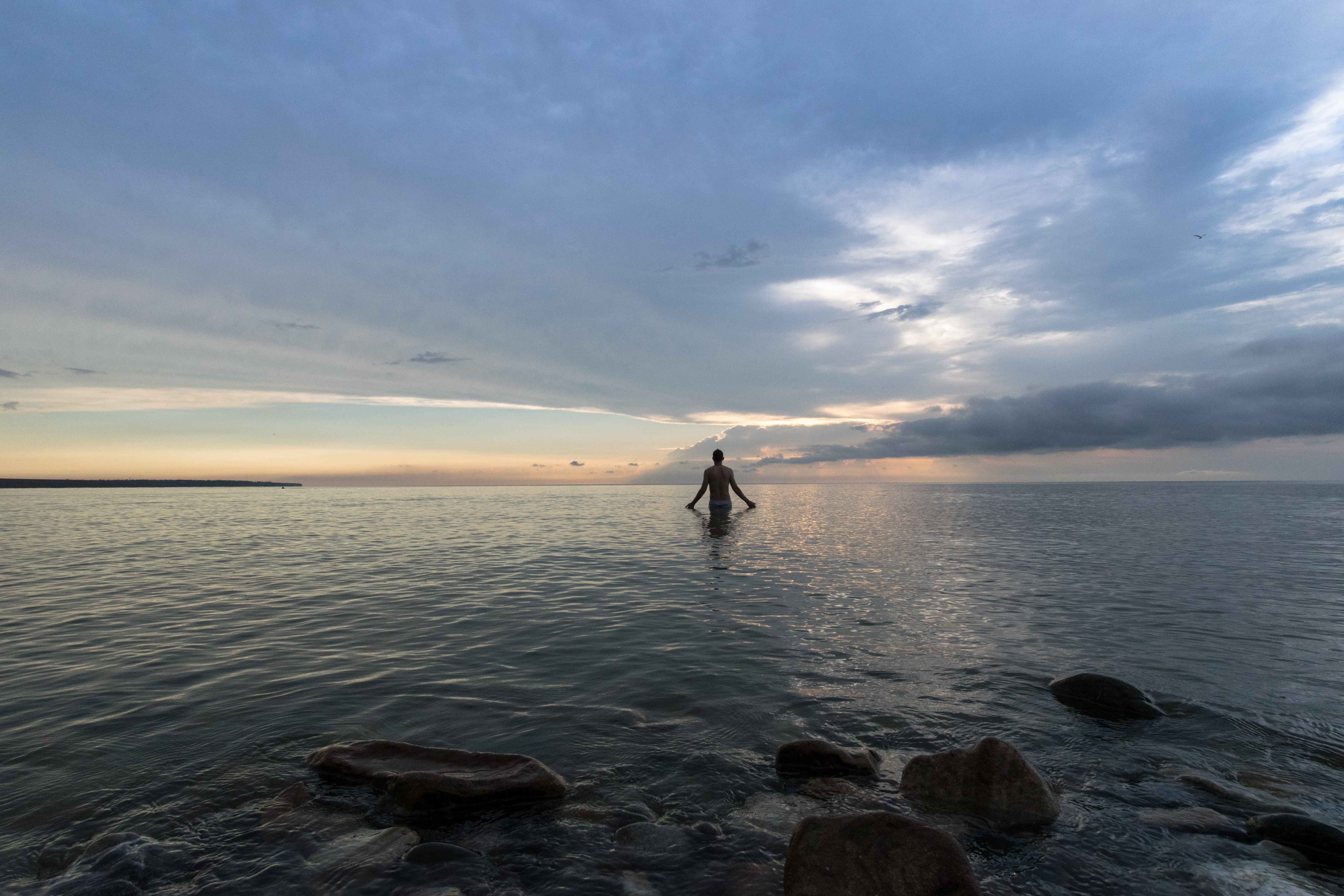 Archive coastal view of Yeysk from 2015.